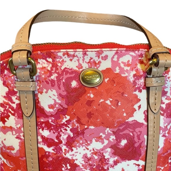 Coach Peyton Floral Cora Dome Satchel - Picture 6 of 11